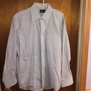 Blue Striped Dress Shirt